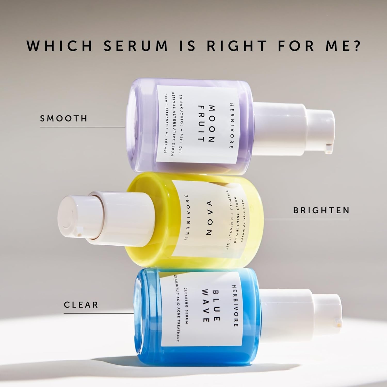 HERBIVORE Nova Brightening Serum – 30ml | Vitamin C + Turmeric for Radiant, Even-Toned Skin