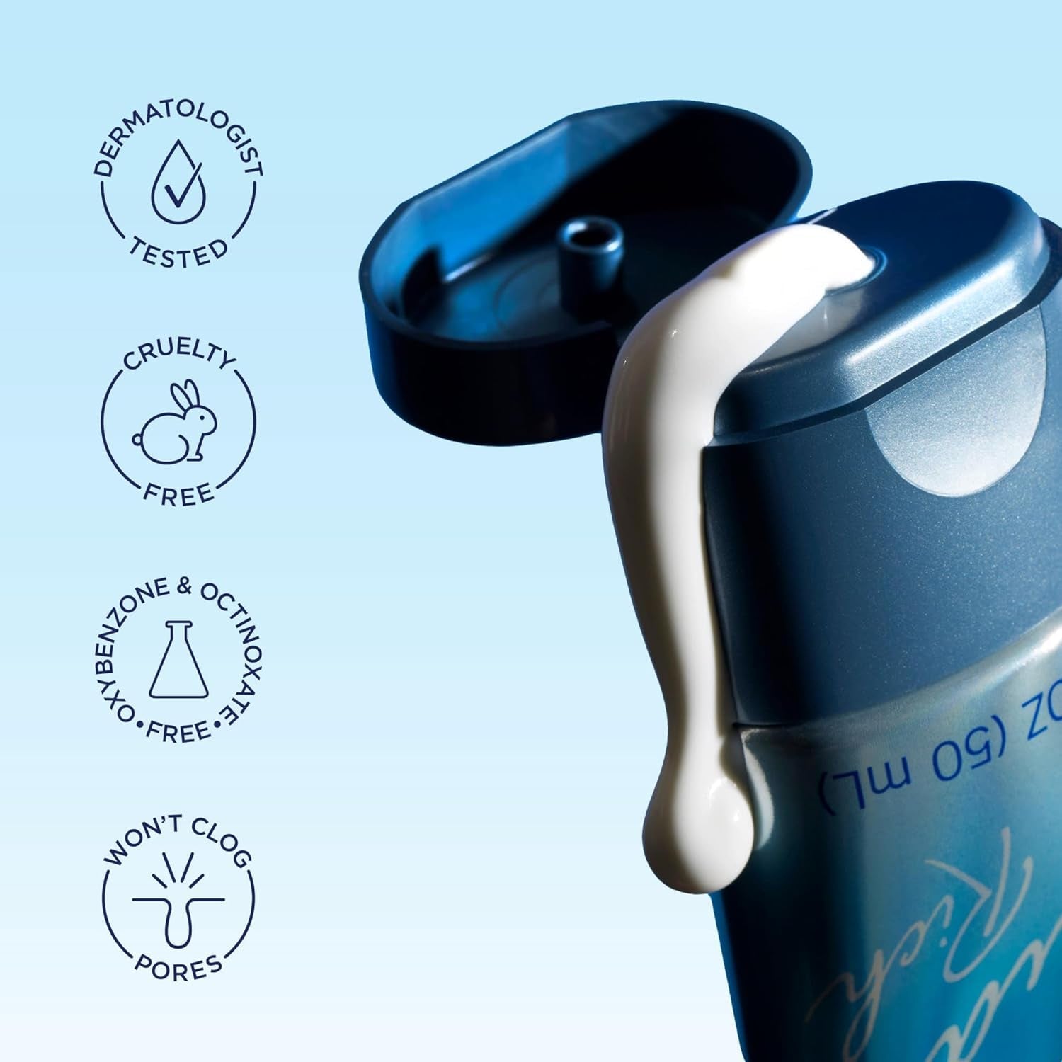 Bioré UV Aqua Rich Weightless Moisturizer SPF 50 50ml | Hydrating Invisible Sunscreen & Makeup Primer