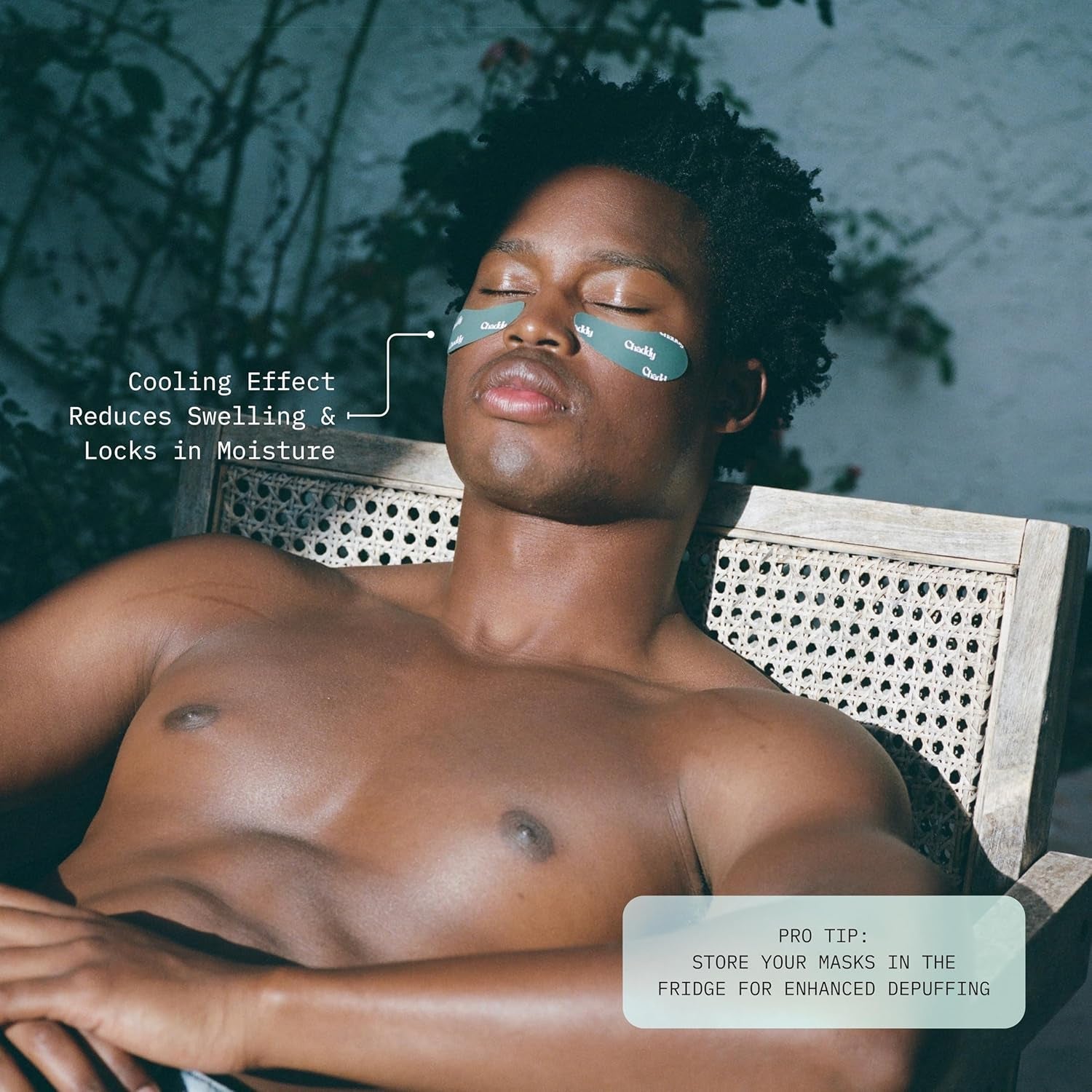 Chaddy Silky Eye Serum + Reusable Eye Mask Combo Pack | Depuff, Brighten & Hydrate Tired Eyes