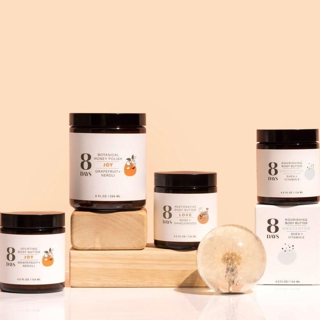 8 Days Whipped Botanical Body Butter Ultra-Nourishing Moisture (124ml)