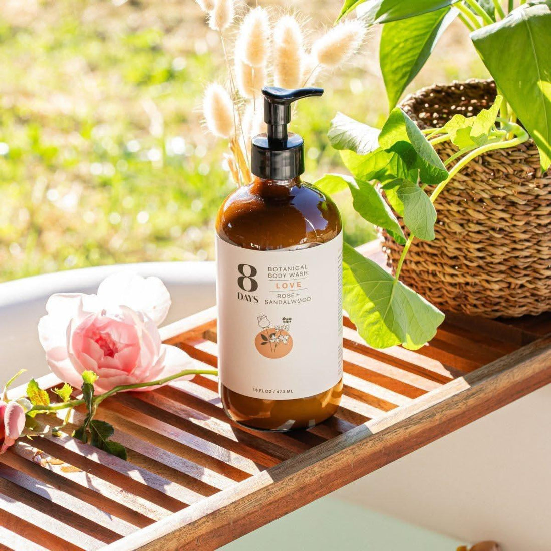 8 Days Botanical Body Wash Luxurious Plant-Based Cleanser (273ml)