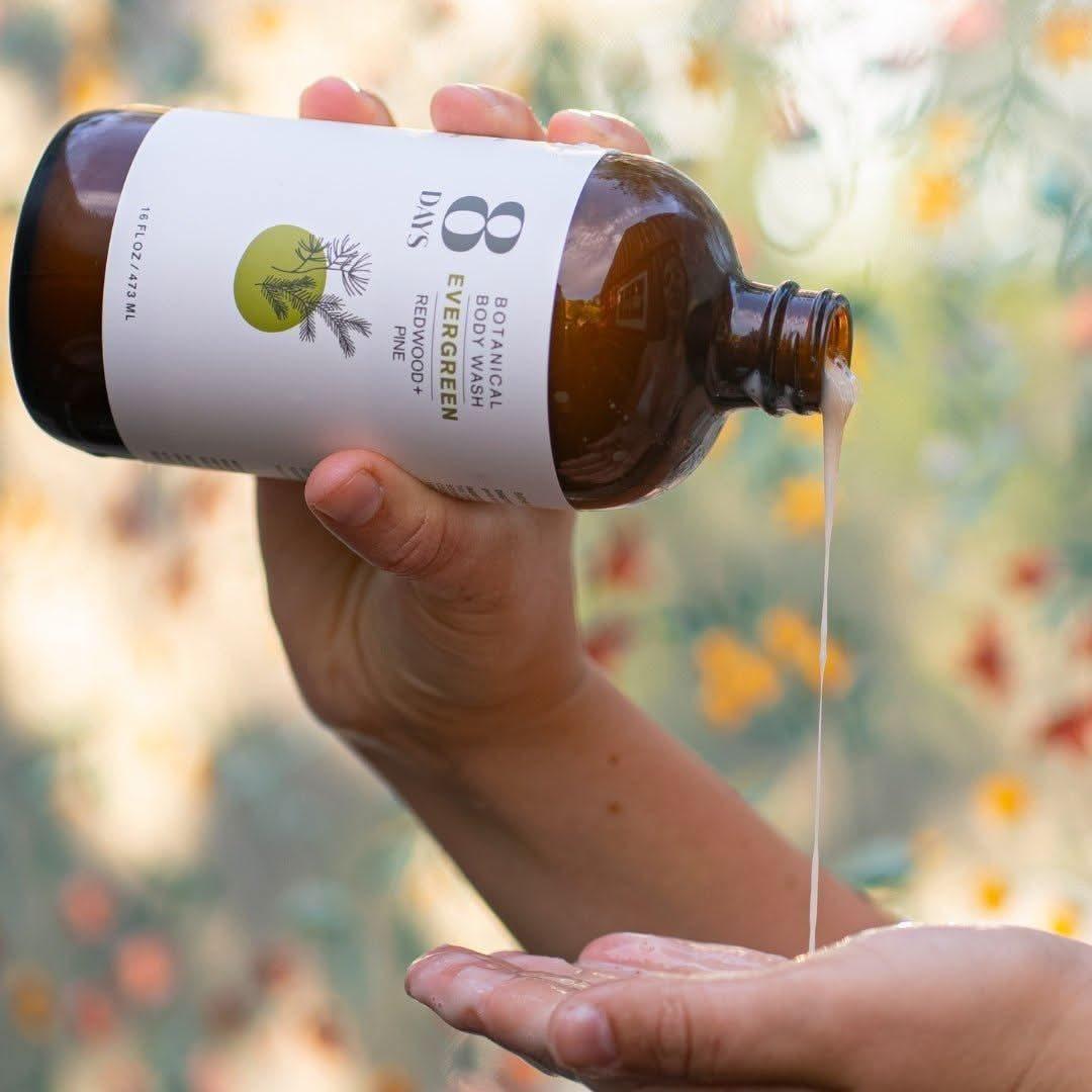 8 Days Botanical Body Wash Luxurious Plant-Based Cleanser (273ml)