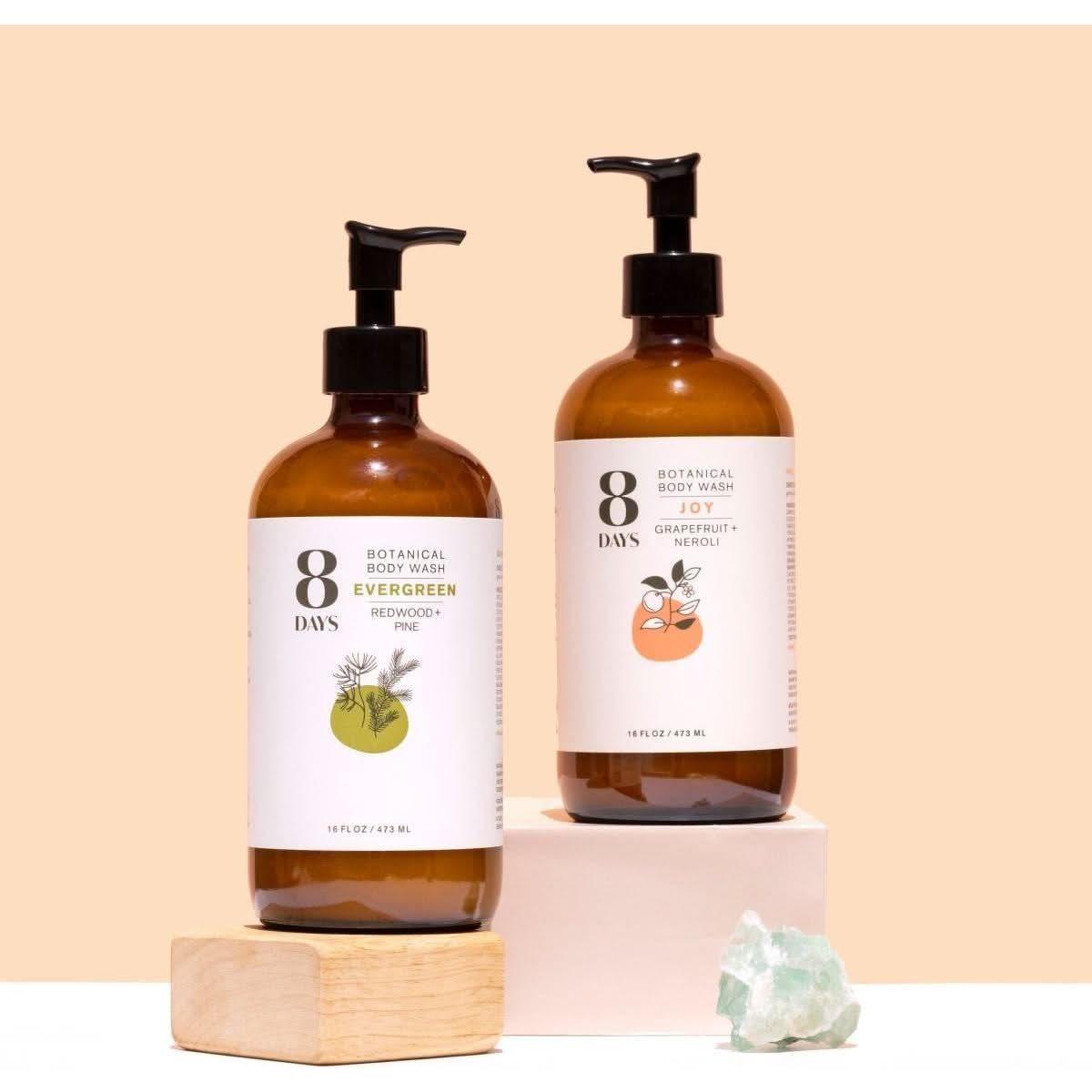 8 Days Botanical Body Wash Luxurious Plant-Based Cleanser (273ml)