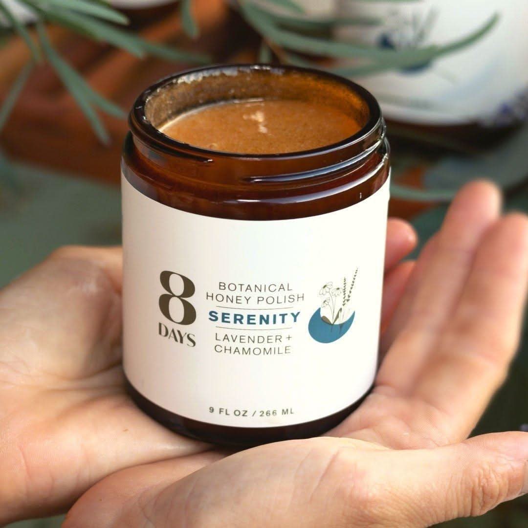 8 Days Botanical Honey Polish Luxurious, Skin-Softening Exfoliator (266ml)