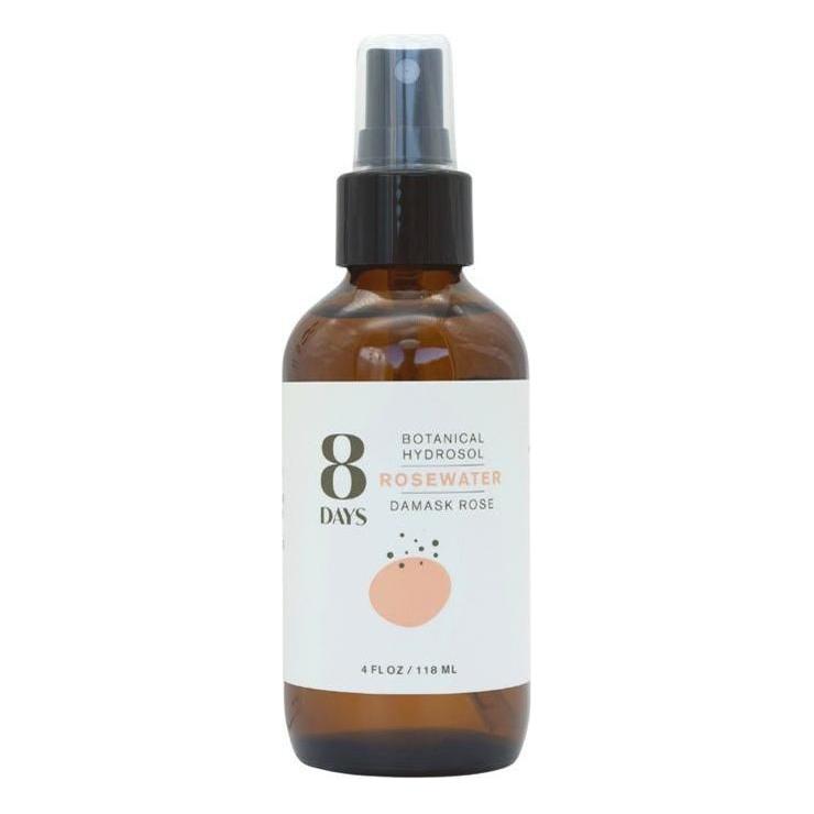 8 Days Botanical Hydrosol Pure Organic Rosewater (120ml)