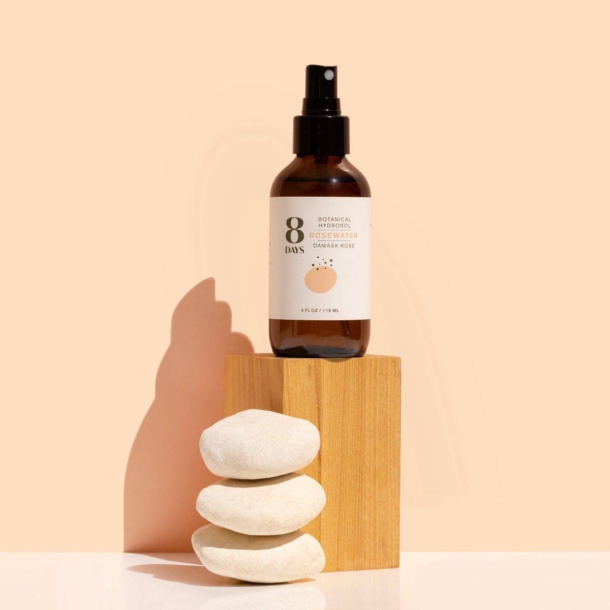 8 Days Botanical Hydrosol Pure Organic Rosewater (120ml)