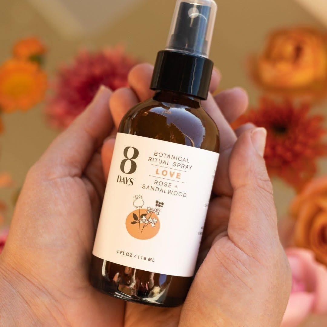 8 Days Botanical Room Spray Aromatherapy for Home & Body (120ml)