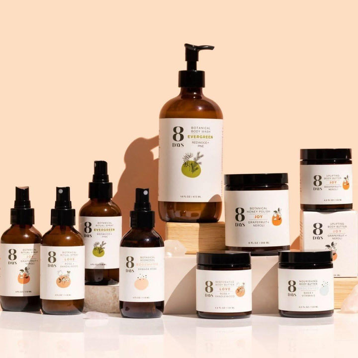 8 Days Botanical Room Spray Aromatherapy for Home & Body (120ml)