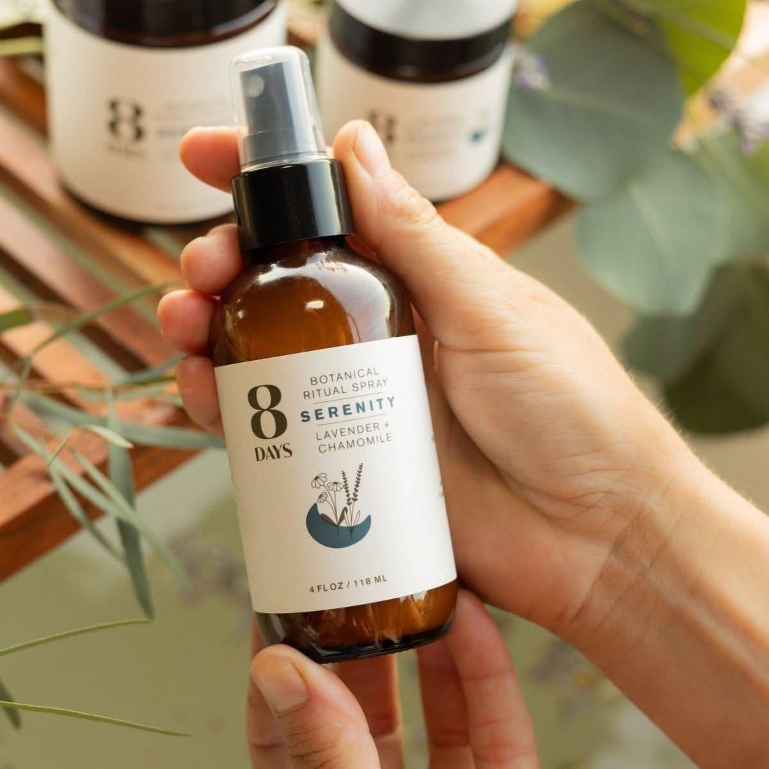 8 Days Botanical Room Spray Aromatherapy for Home & Body (120ml)