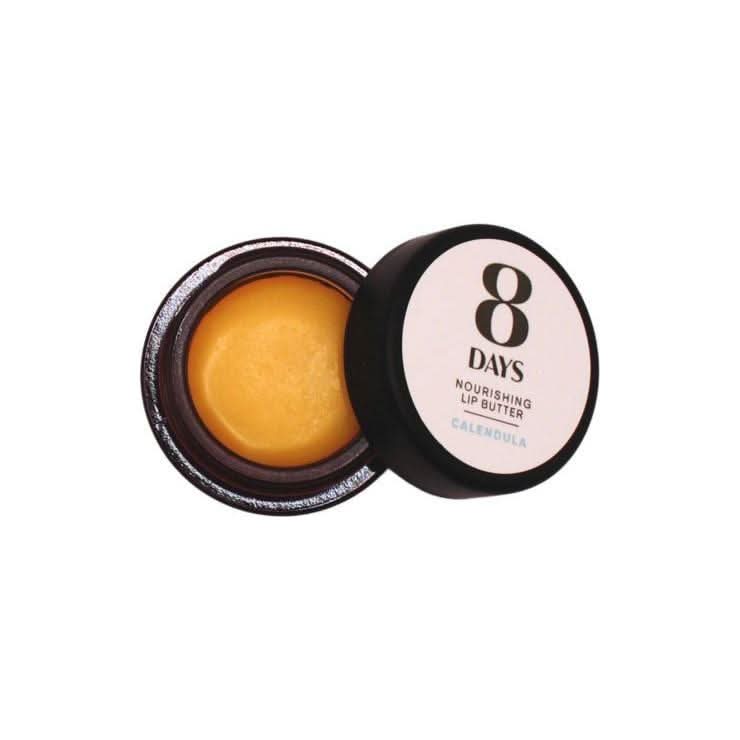 8 Days Organic Lip Butter Calendula & Rose Petal (8ml)
