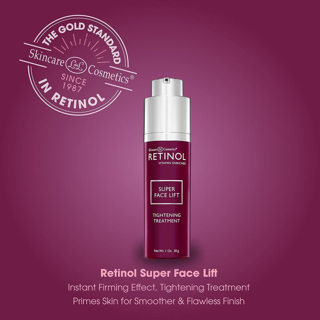 Skincare L&L Cosmetics Retinol Super Face Lift 30g | Instant Firming Treatment for Face, Neck & D¨¦colletage