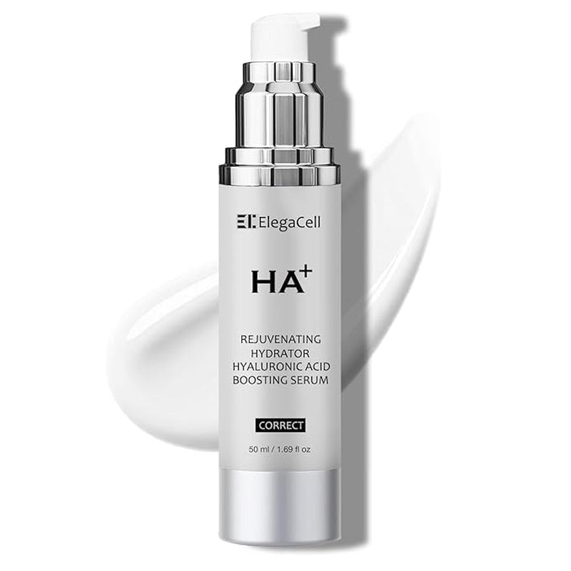 HACIRFE ElegaCell HA+ Rejuvenating Hydrator Hyaluronic Acid Boosting Serum – 50ml | 24-Hour Hydration & Fine Line Smoothing