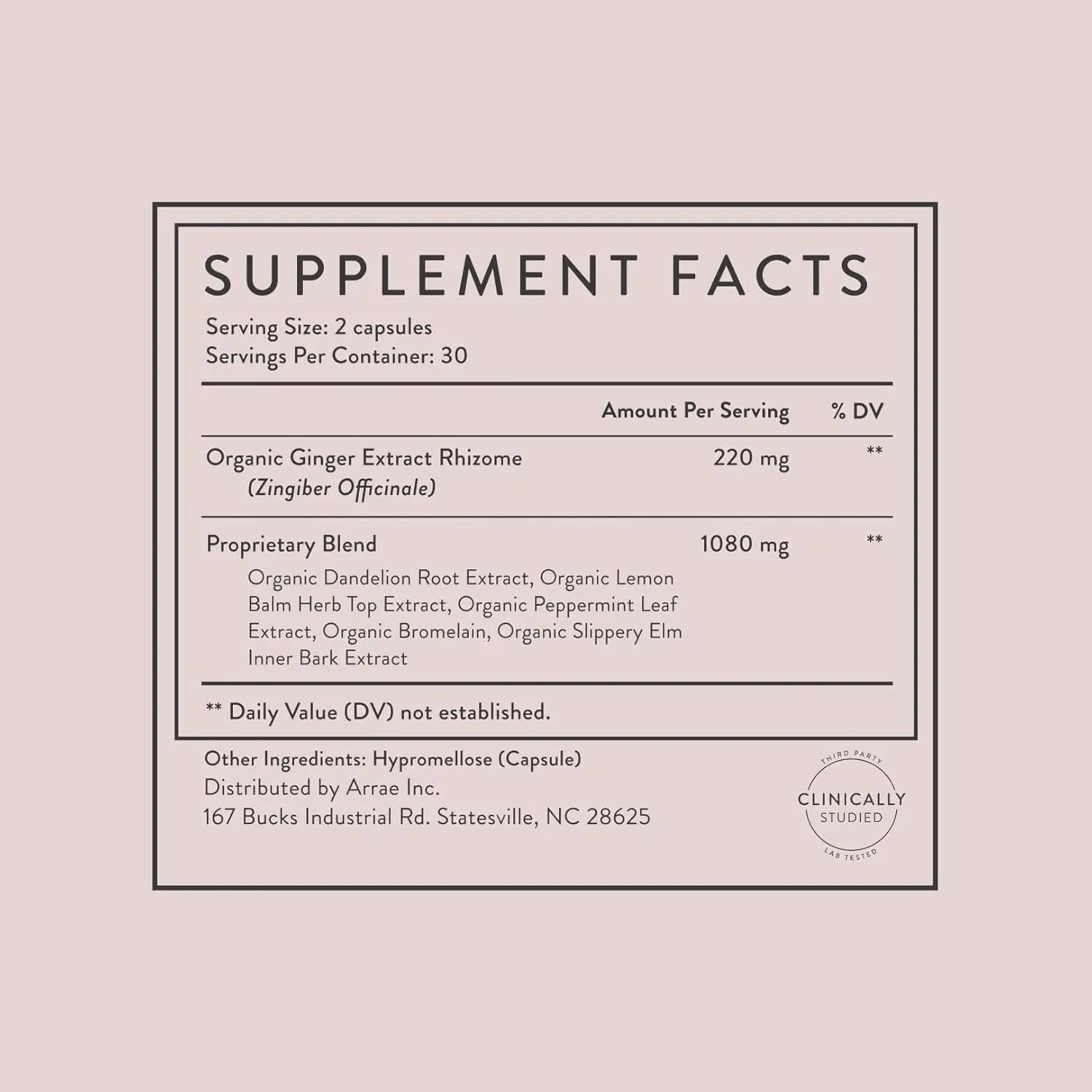 Arrae Bloat Fast-Acting Digestive Support – 60 Capsules | Natural Relief from Bloating, Gas & IBS Symptoms