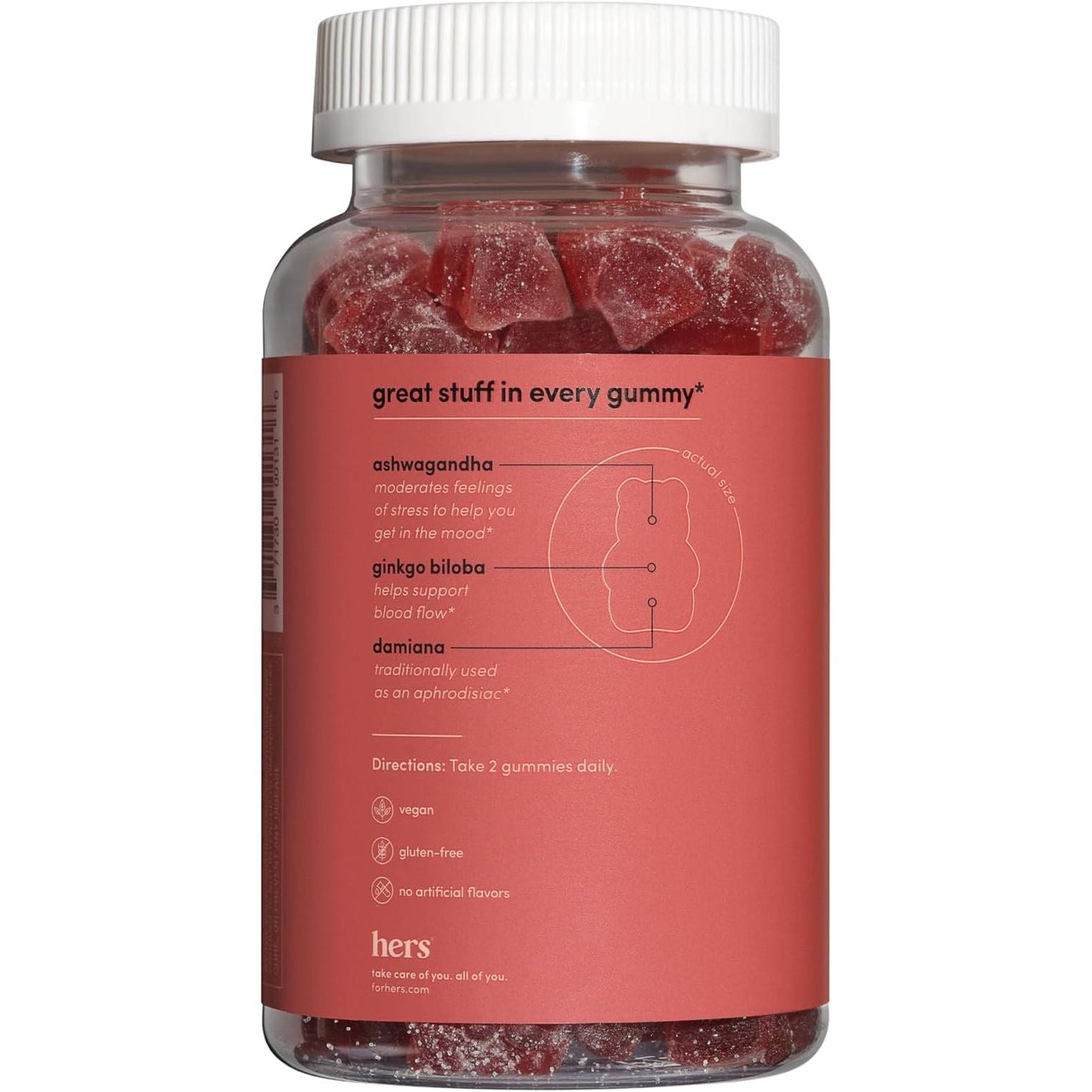 Hers Desire Libido Supplement Gummies 60 Gummies | Supports Healthy Sex Drive & Sensation
