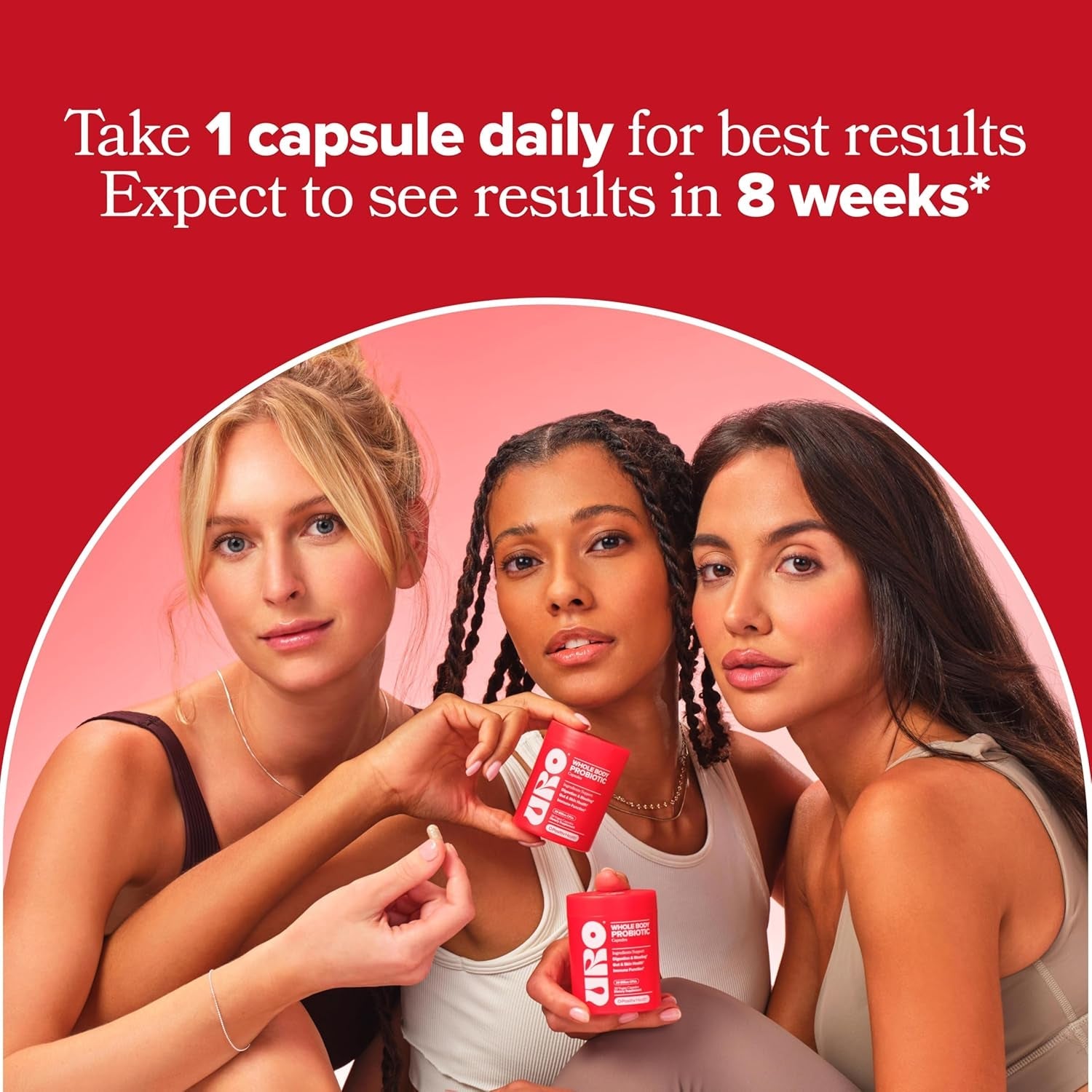 O Positiv URO Whole Body Probiotic 30 Capsules The 3-in-1 Microbiome Support for Gut Skin & Oral Health