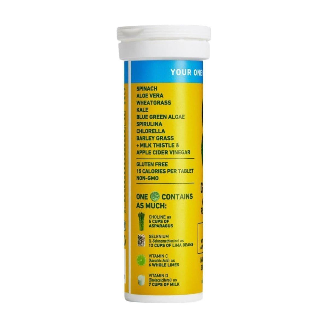 8Greens Detox Fizzy Tablets Lemon Ginger (10 Count) | Daily Greens