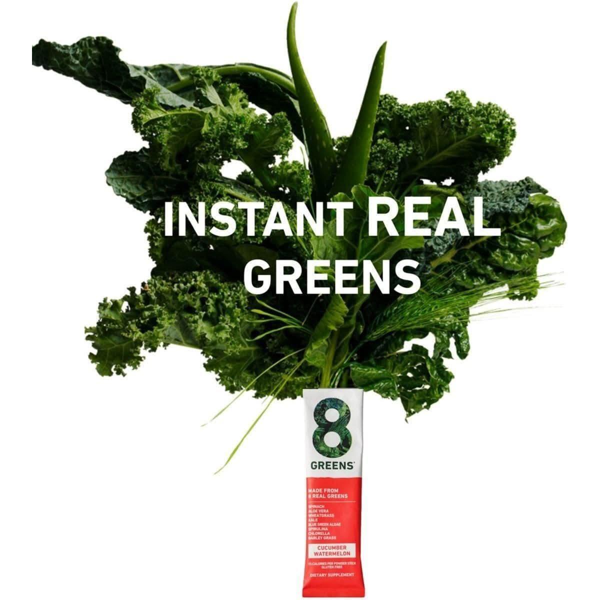 8Greens Mega Energy Fizzy Tablet Peach Tea 10 Count | Natural Daily Greens & Energy Boost