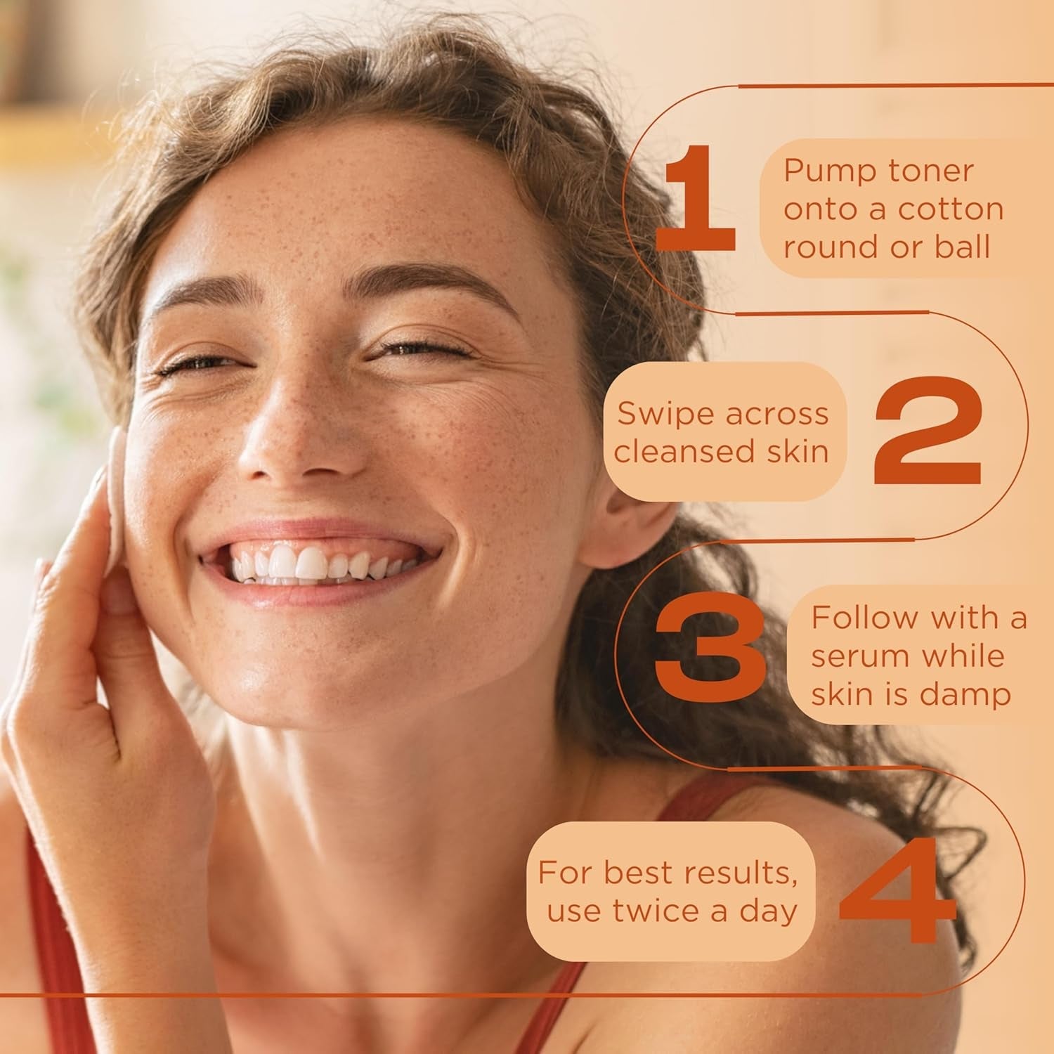 InstaNatural Vitamin C Toner 120 ml | Brightening, Hydrating & Pore-Refining Alcohol-Free Facial Toner