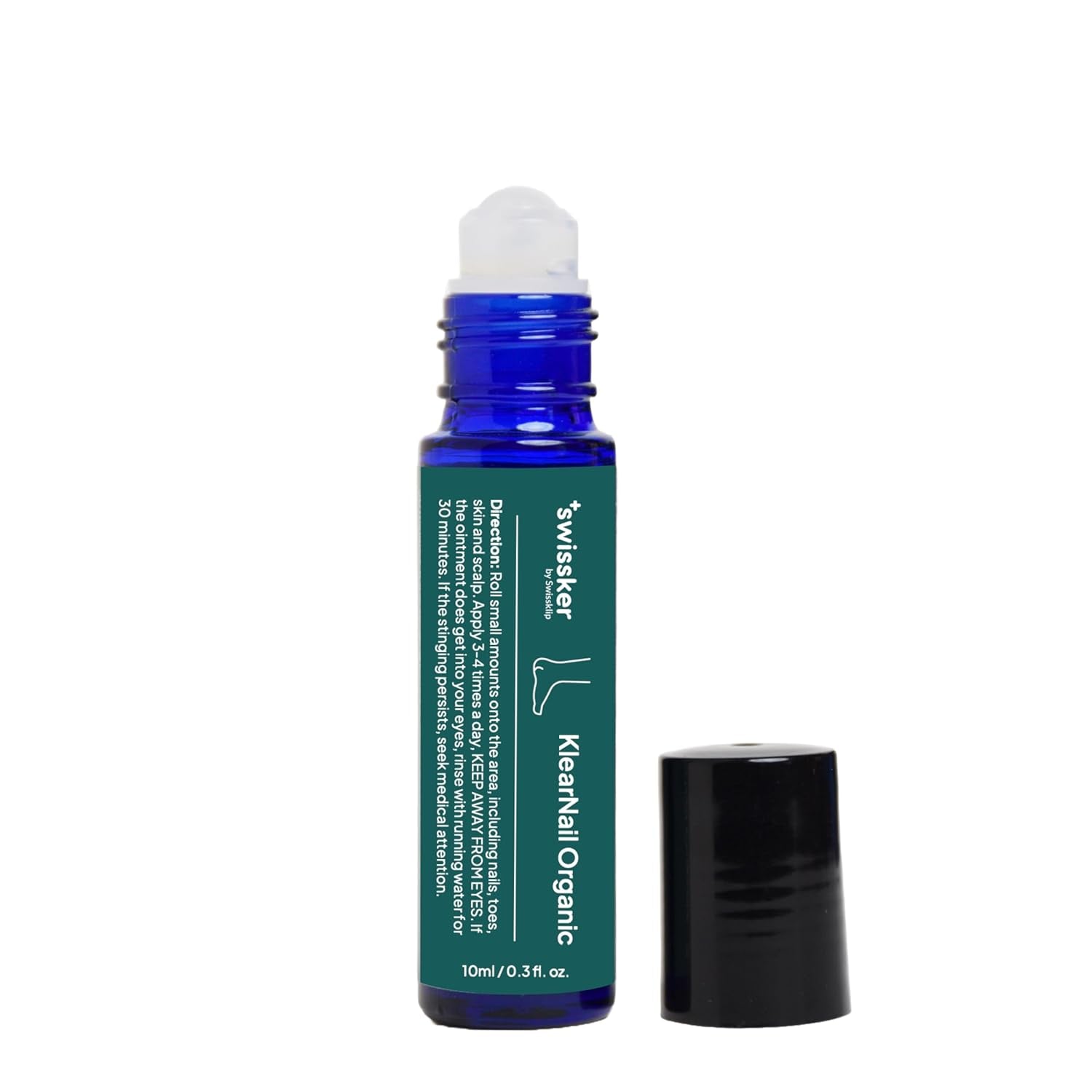 Swissklip +Swissker KlearNail Organic – 10ml | Natural Antifungal Toenail Treatment for Clearer, Healthier Nails