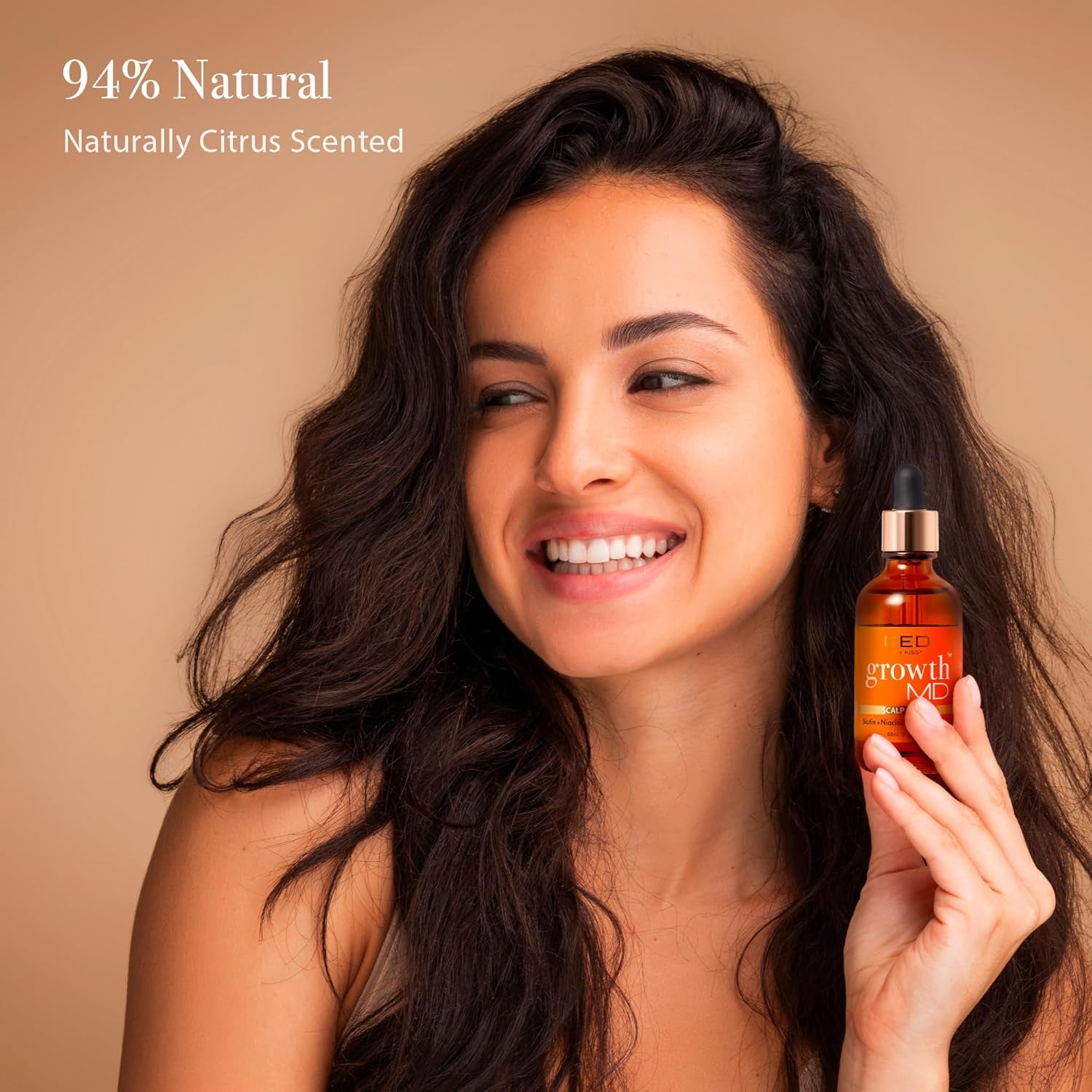 Red by Kiss Growth MD Scalp Serum – 59ml | Stimulates Hair Regrowth & Nourishes Dry Scalp