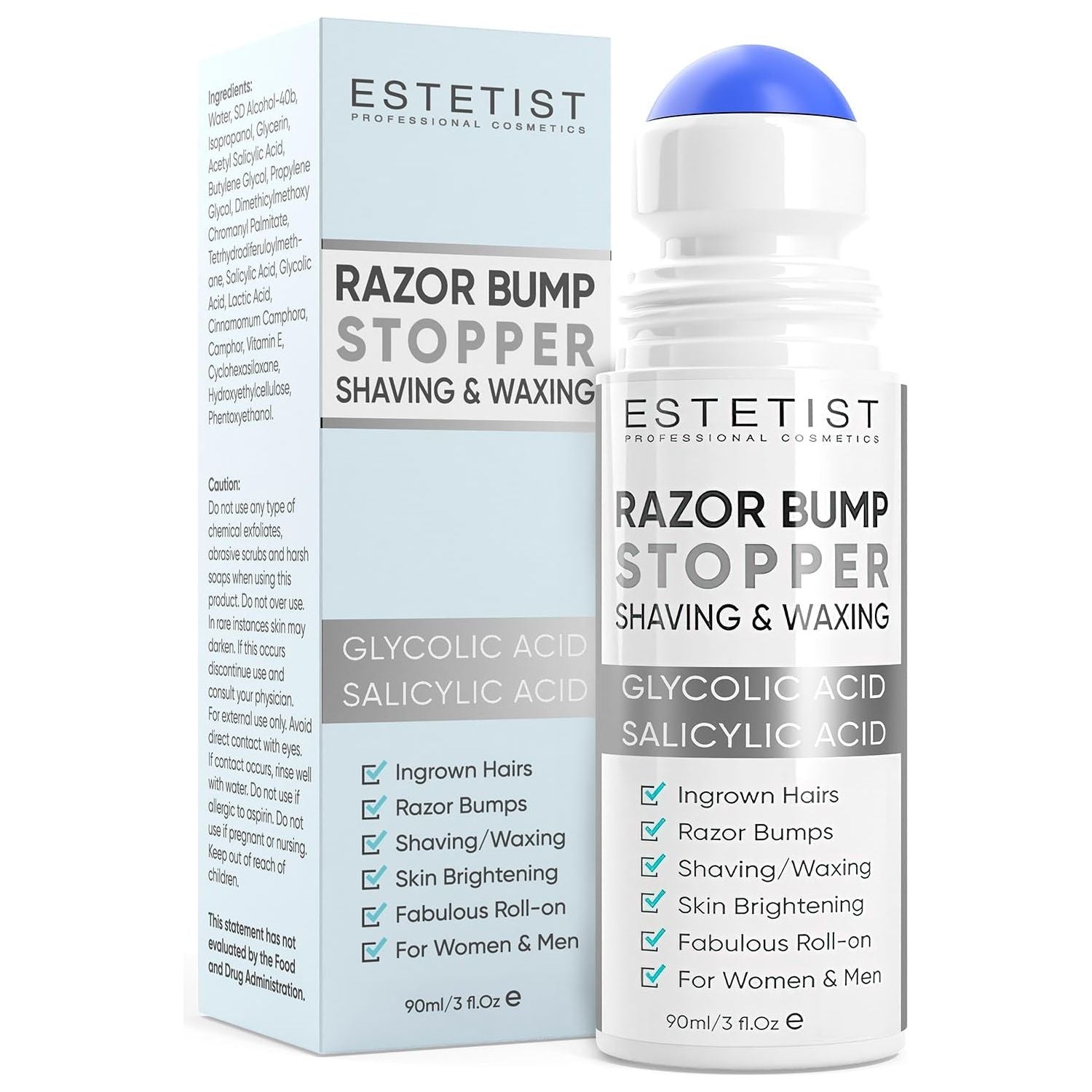 ESTETIST Razor Bump Stopper (Original Scent) - 90ml | Ingrown Hair & Dark Spot Solution
