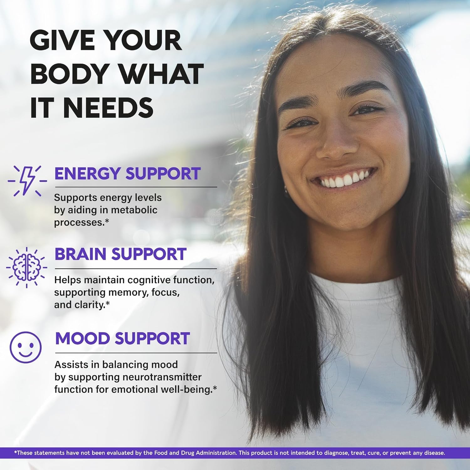 NUTRAHARMONY 5-MTHF Methylfolate Supplement 60 Capsules | High-Potency Active B9 with B2, B6, B12 & Magnesium