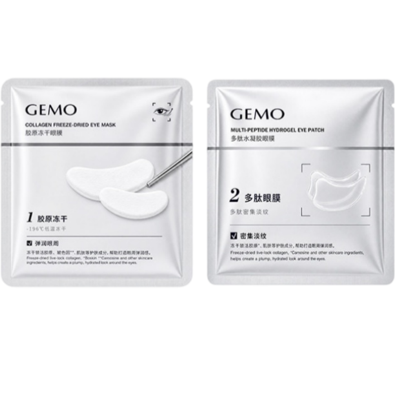GEMO Multi-Peptide Hydrogel Eye Patch+Collagen Freeze-Dried Eye Mask