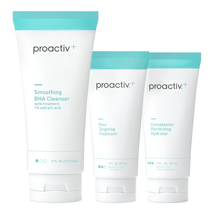 Proactiv 3-Step Acne Treatment Kit | Benzoyl Peroxide Face Wash | 90-Day Complete Acne Skin Care Kit