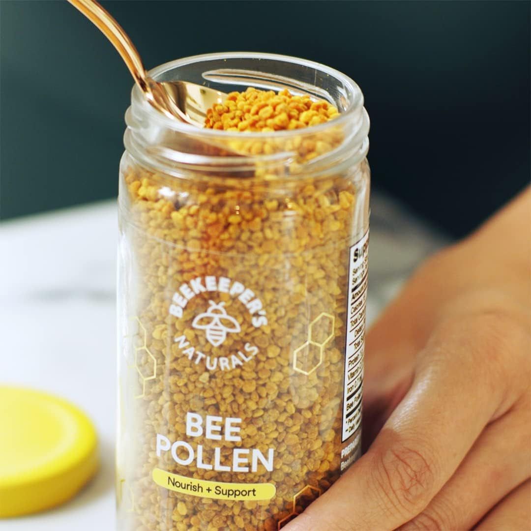 Beekeeper's Naturals Bee Pollen - 150g | Nature’s Multivitamin for Energy & Recovery