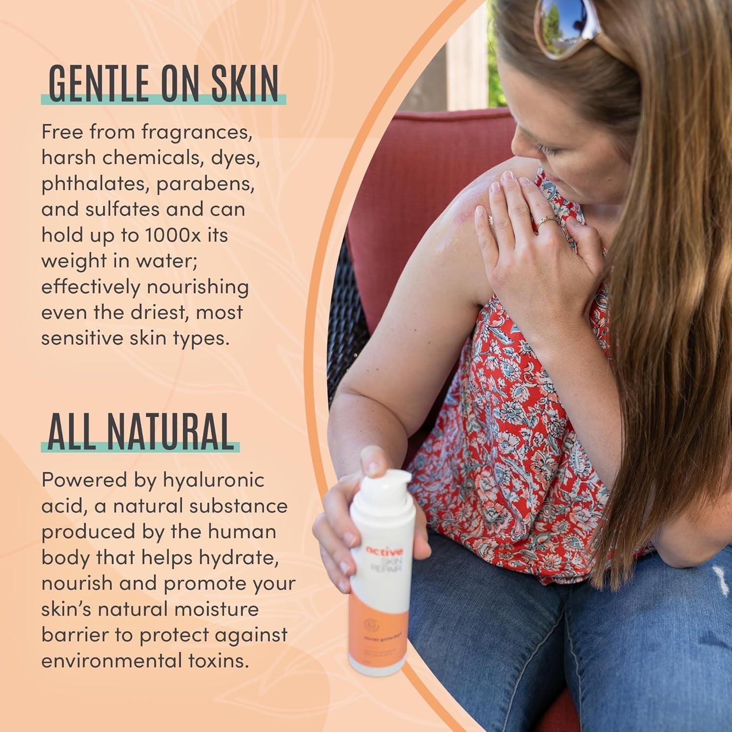 BLDG ACTIVE Skin Repair Hydrating Serum 148ml | Hyaluronic Acid Face & Body Serum for Deep Hydration & Skin Barrier Support