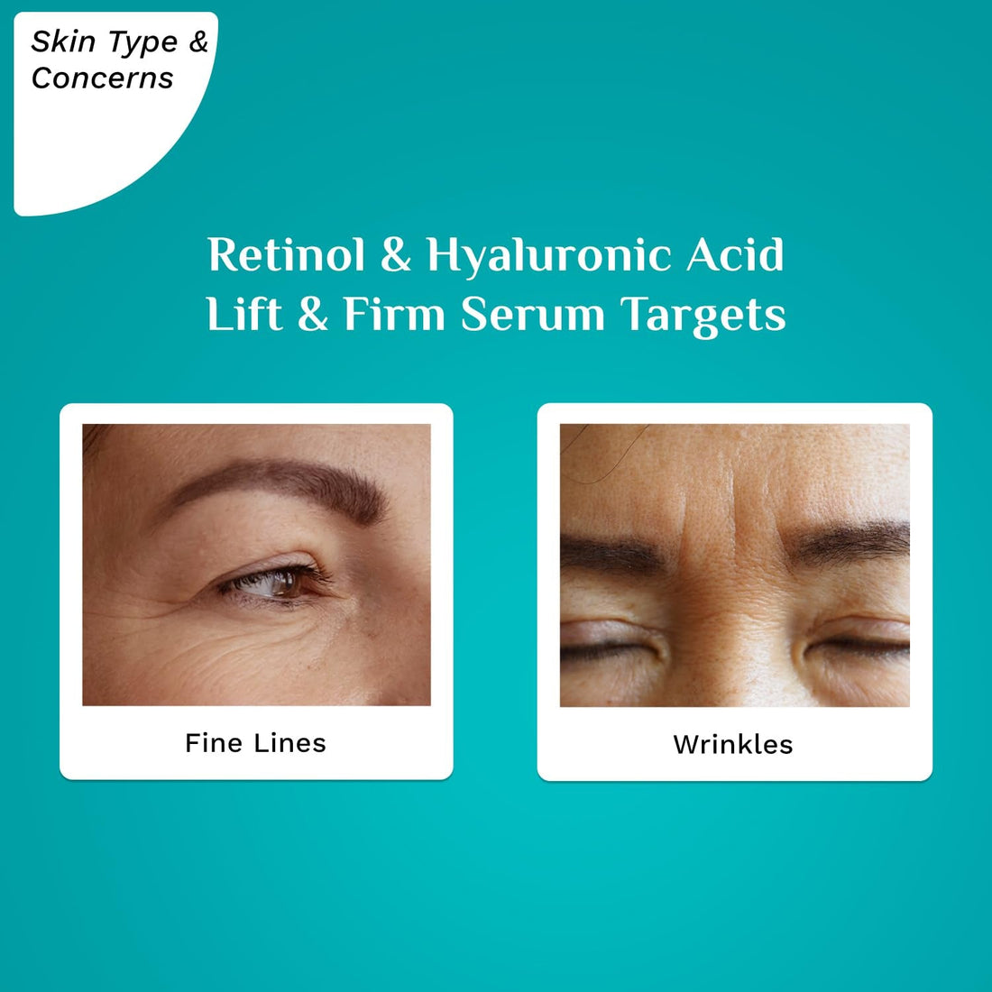 PILGRIM Korea Retinol & Hyaluronic Acid Lift & Firm Serum – 30mL | The Dual-Action Youth Elixir for Smooth Plump & Lifted Skin