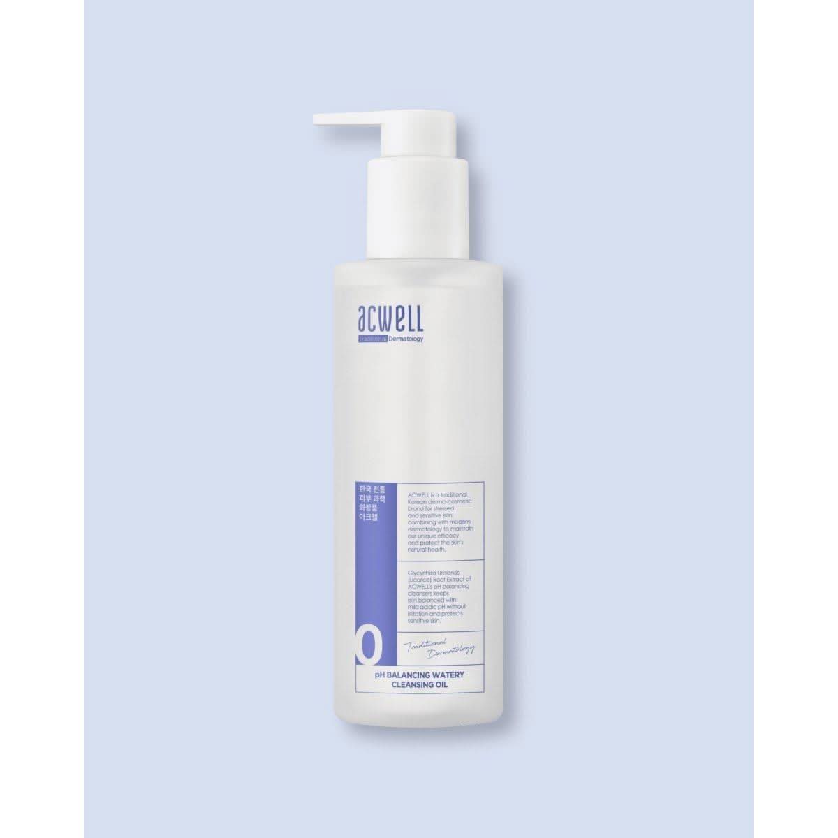 Acwell pH Balancing Watery Cleansing Oil 200ml Lightweight, Deep Cleansing & Brightening