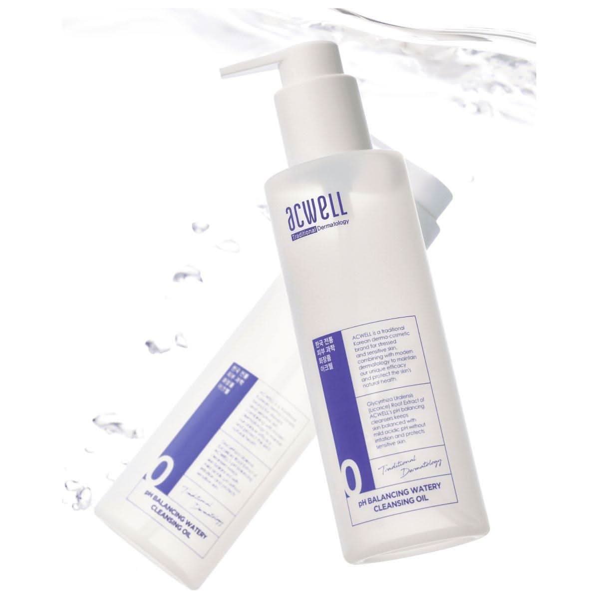 Acwell pH Balancing Watery Cleansing Oil 200ml Lightweight, Deep Cleansing & Brightening