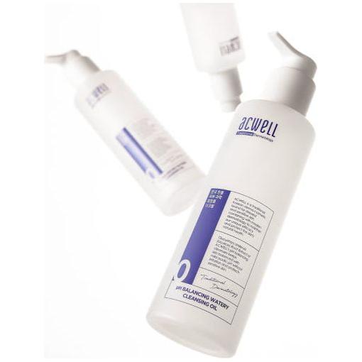 Acwell pH Balancing Watery Cleansing Oil 200ml + 200ml 2-in-1 Makeup Remover & Deep Cleansing Oil with Green Tea & Tea Tree Extracts