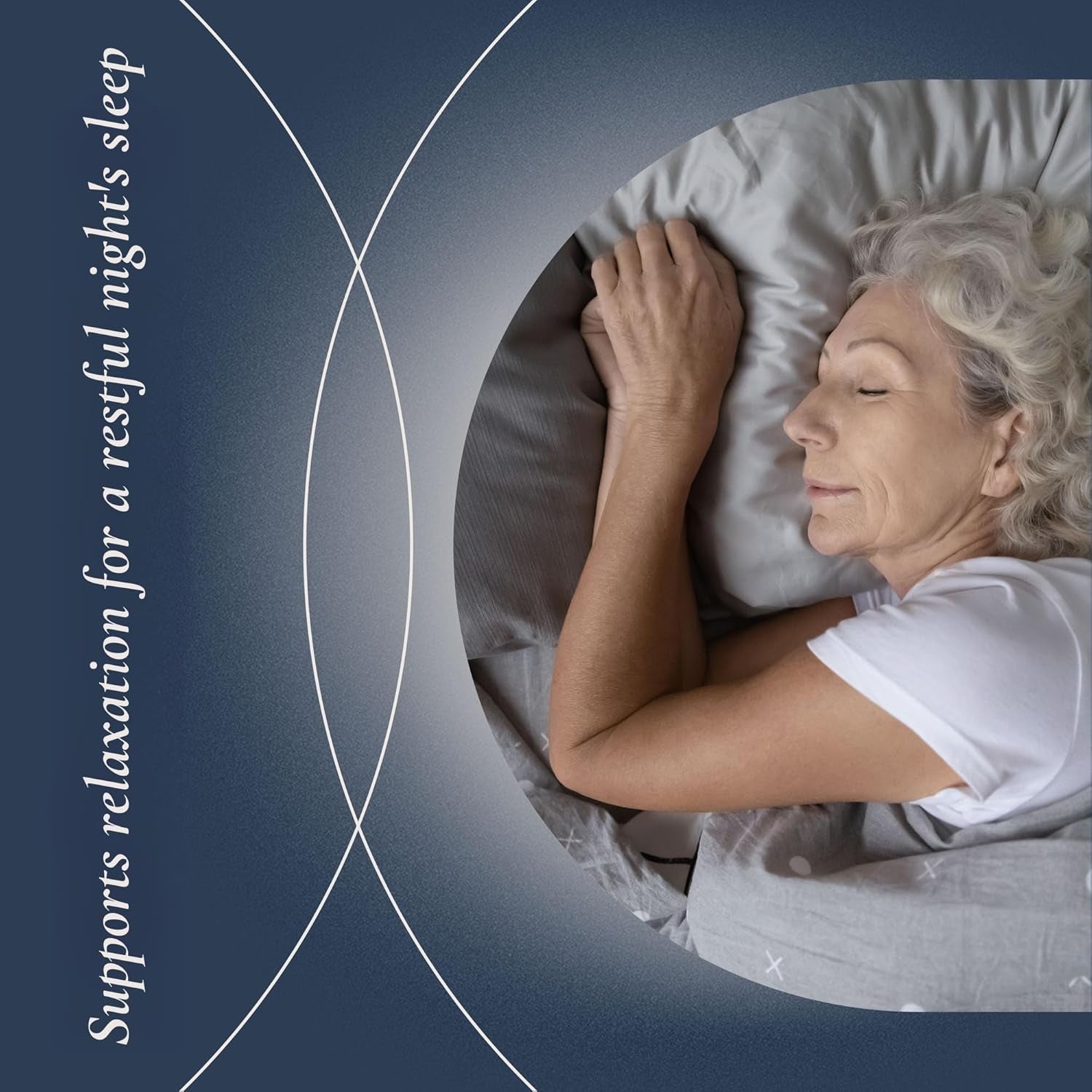 ELLANU LunElla Sleep Support for Women 40+ – 60 Capsules | Hormone-Free, Vegan Nighttime Relief