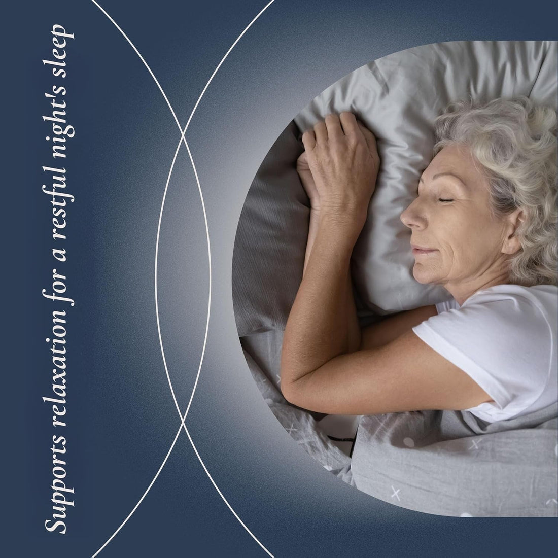 ELLANU LunElla Sleep Support for Women 40+ – 60 Capsules | Hormone-Free, Vegan Nighttime Relief