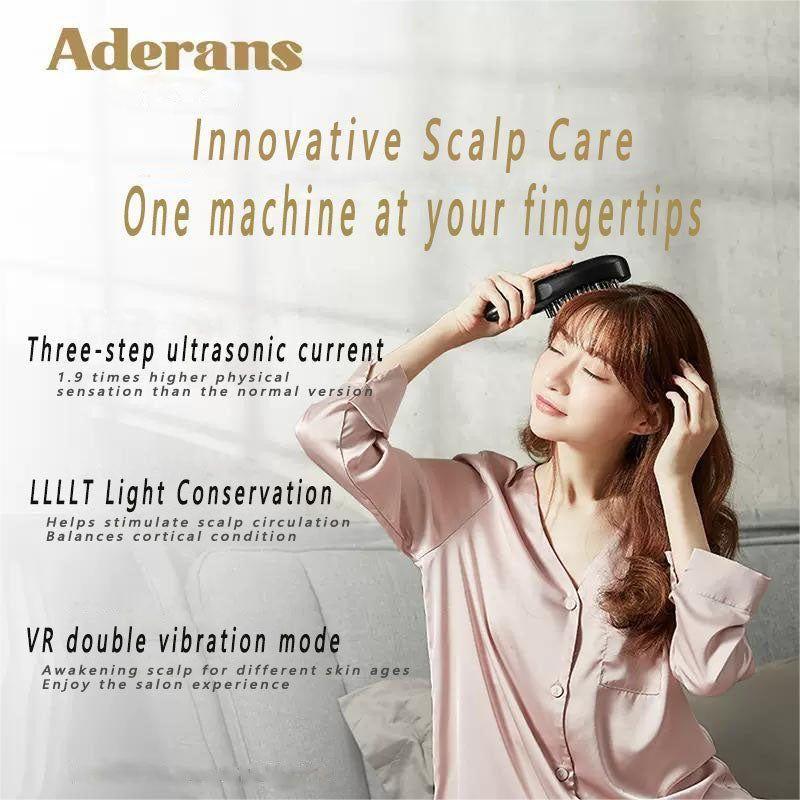 Aderans LED Light Wave Charm Hair Comb | Advanced Scalp & Hair Rejuvenation