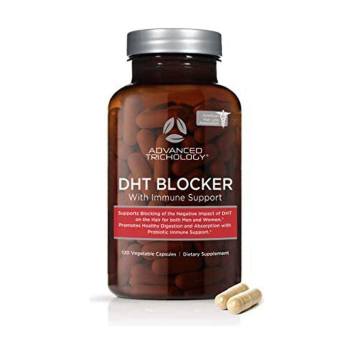 Advanced Trichology DHT BLOCKER Hair Growth Supplement - 120 Capsules | Clinically Approved for Thicker, Fuller Hair Description