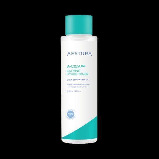 The Ultimate Soothing Splash AESTURA A-Cica 365 Calming Hydro Toner for a Hydrated Happy Complexion AESTURA