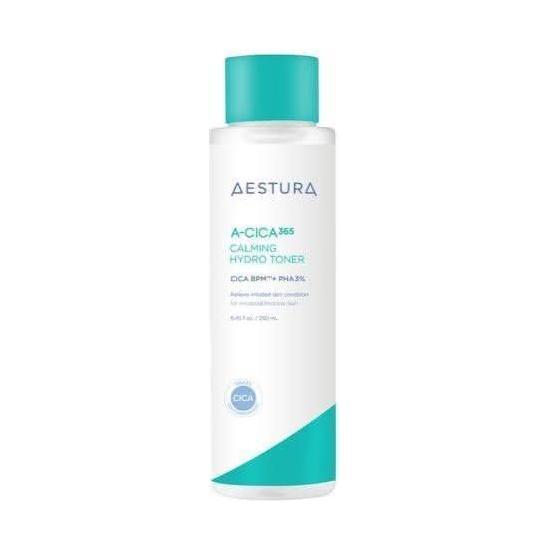 The Ultimate Soothing Splash AESTURA A-Cica 365 Calming Hydro Toner for a Hydrated Happy Complexion AESTURA