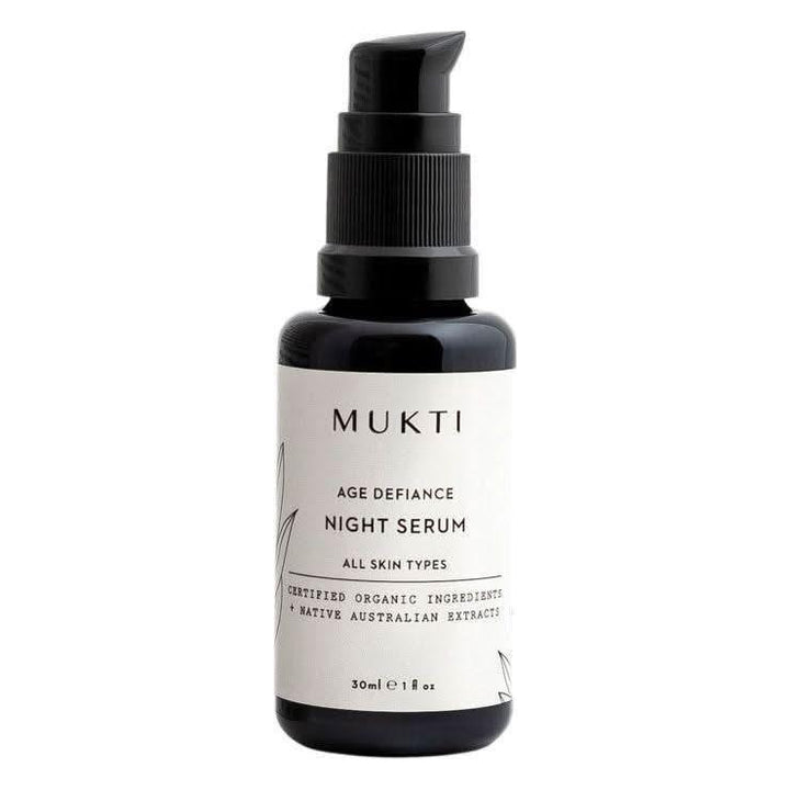Mukti Organics Age Defiance Night Serum 30ml | Overnight Brightening & Repair – Restore Radiance While You Sleep Mukti Organics