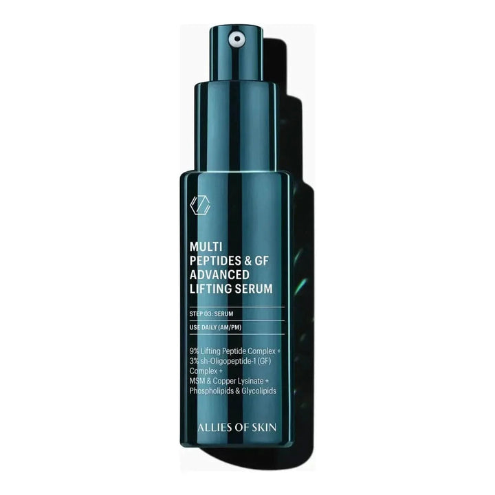 Allies of Skin Multi Peptides and GF Advanced Lifting Serum 30ml | Lifting, Firming & Skin Regeneration Allies of Skin