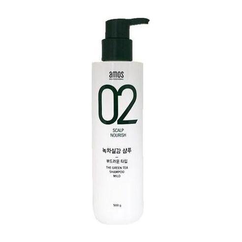 AMOS PROFESSIONAL The Green Tea Shampoo Mild 500g | Gentle Care for Sensitive Scalps amos PROFESSIONAL