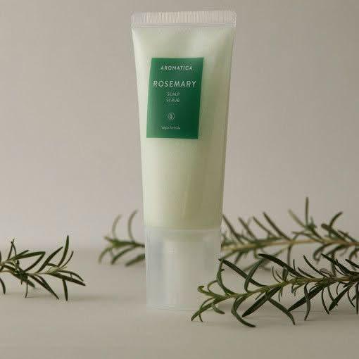 AROMATICA Rosemary Scalp Scrub 165g | Deep Cleansing & Detoxifying Exfoliation