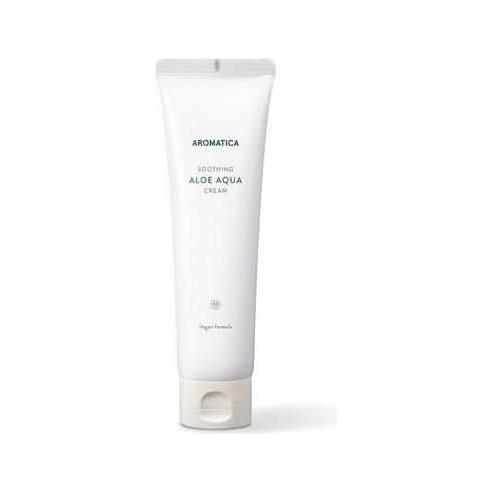 AROMATICA Soothing Aloe Aqua Cream 150ml | Ultra-Hydrating Vegan Moisturiser for Sensitive Skin AROMATICA