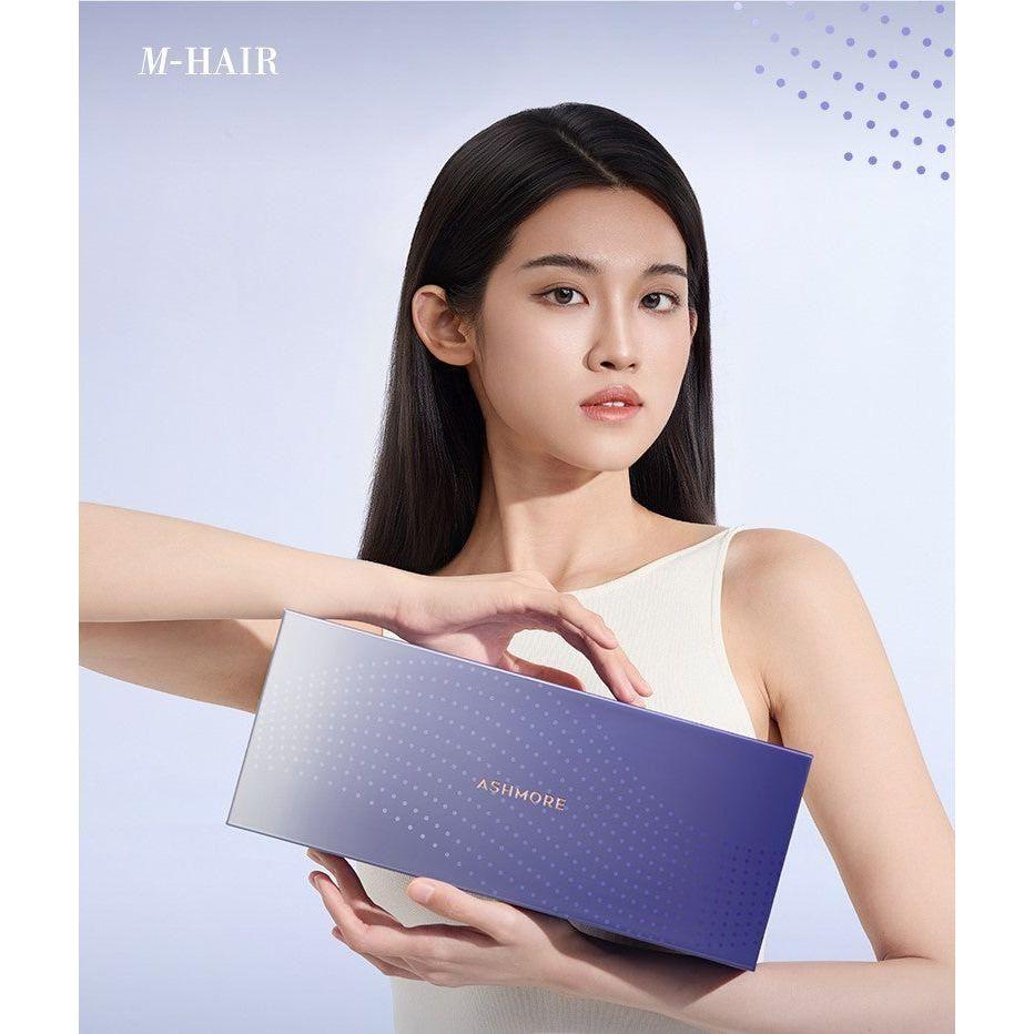 ASHMORE Platinum Negative Ion Hair Straightening Comb | 6-in-1 Volumising, Smoothing & Anti-Frizz Hair Tool