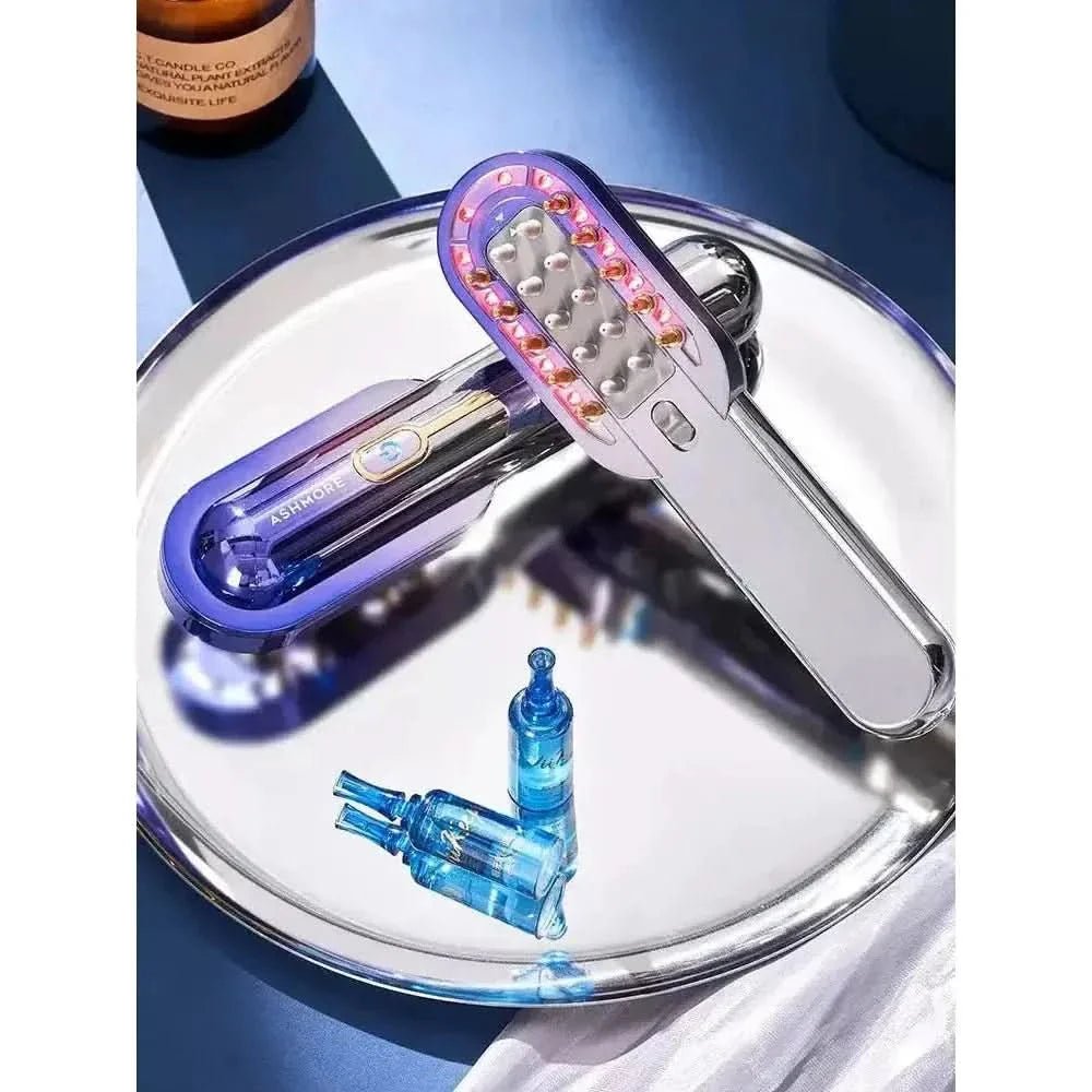 ASHMORE Red Light RF Hair Health Comb | Advanced Scalp Therapy & Hair Growth Support