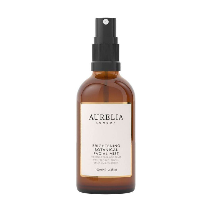 Aurelia London Brightening Botanical Facial Mist 100ml | Hydrating & Energizing Probiotic Mist Aurelia London