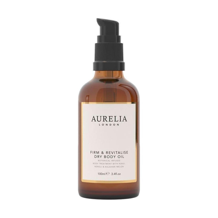 Aurelia London Firm & Revitalise Dry Body Oil 100ml | Hydrating & Firming Vegan Body Oil Aurelia London