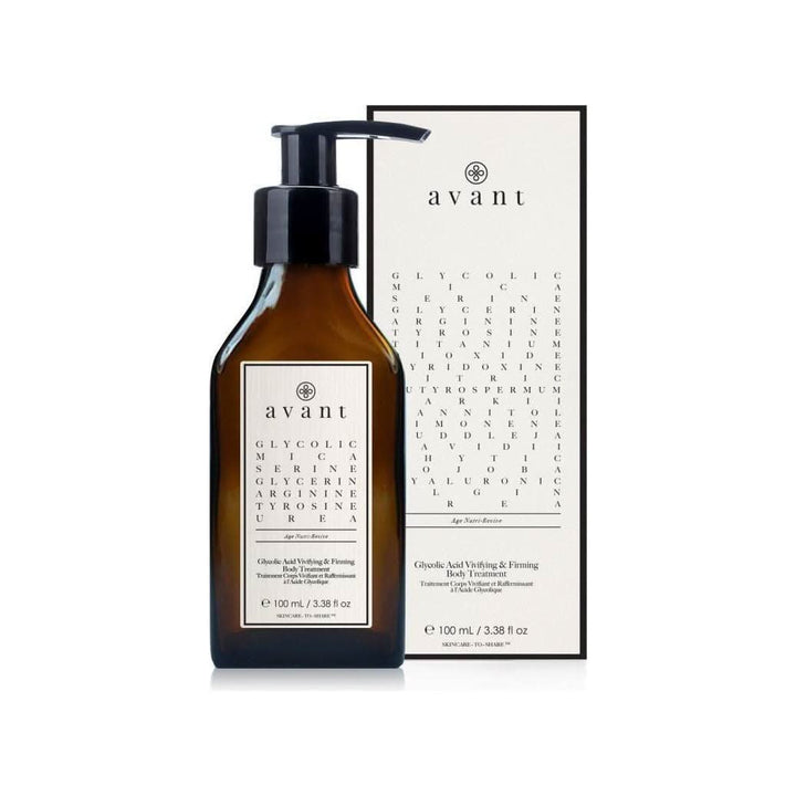 Avant Skincare Glycolic Acid Vivifying & Firming Body Treatment 100ml | Smoothing & Toning Formula Avant Skincare